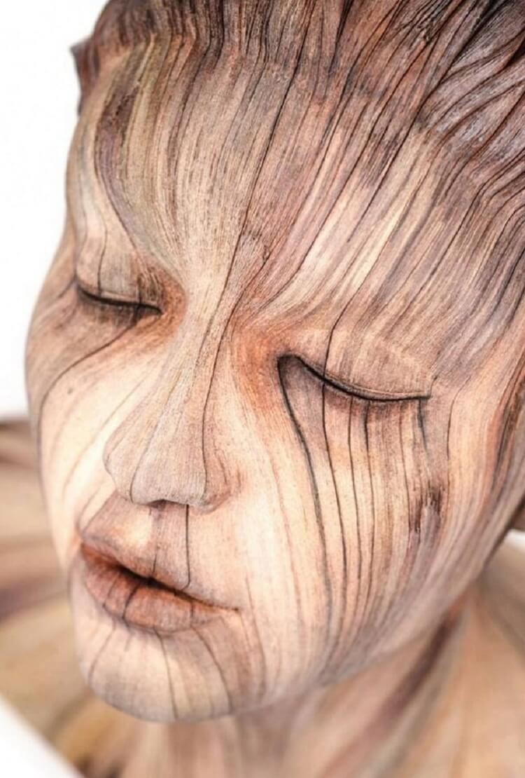22 невероятно реалистичные скульптуры из дерева, от которых по коже бегут мурашки