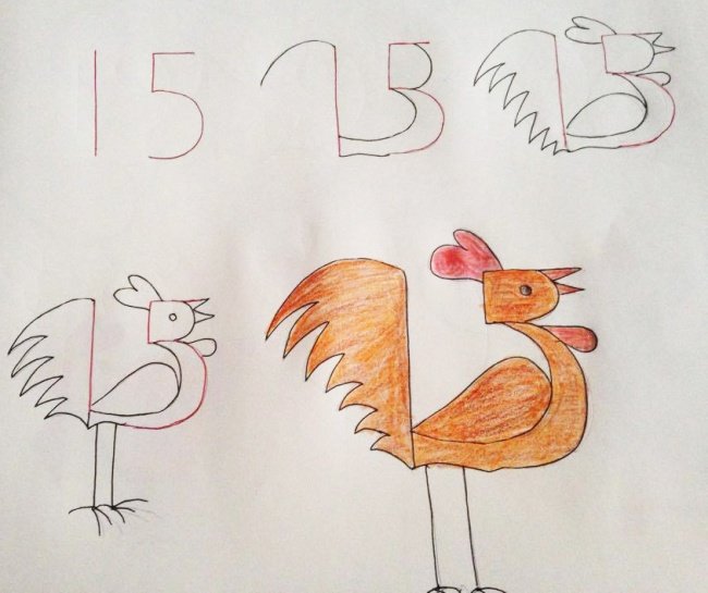 Как научить ребенка рисовать с помощью цифр