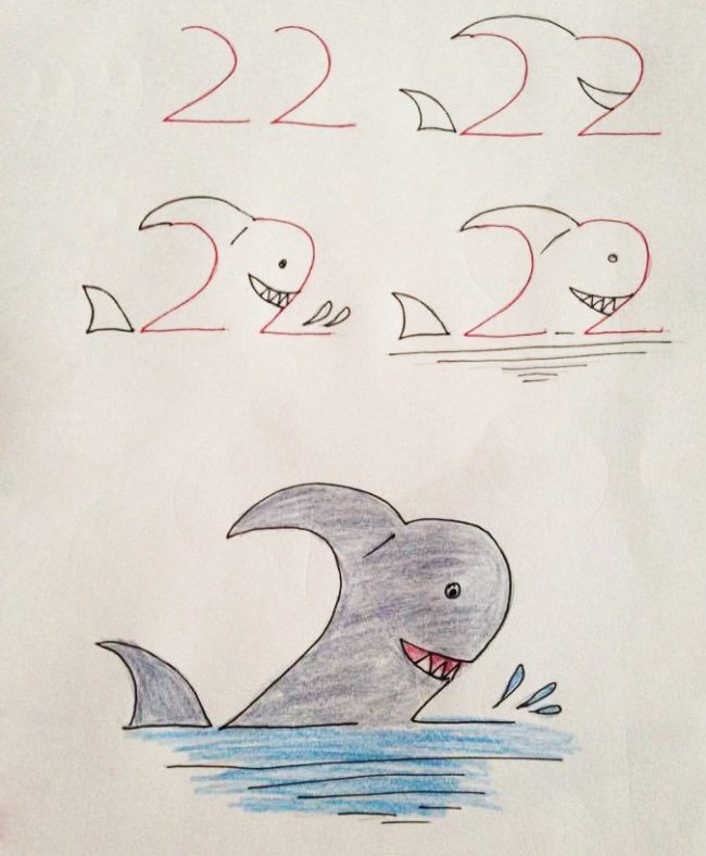 Как научить ребенка рисовать с помощью цифр