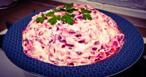 Эстонский салат «Розолье» на замену винегрету